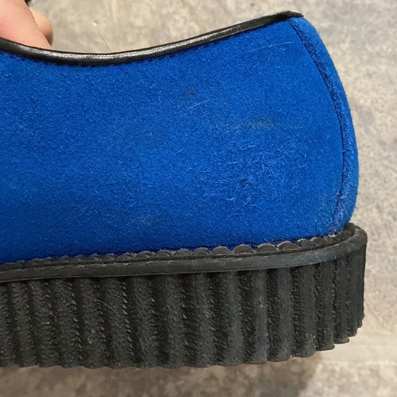 Demonia Blue Suede Creepers - Picture 7 of 8